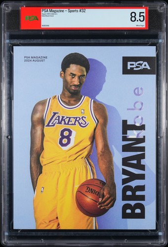 Kobe bryant psa quasi - 8,5, mint