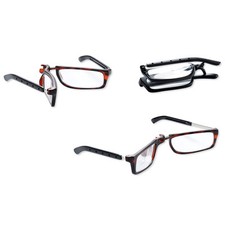 Lesebrille Herren Brille Neal Faltlesebrille mit Teleskopbügeln inkl. Zipperetui