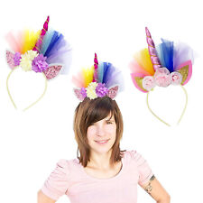 Einhorn Haarreifen Unicorn Haarreif Fasching Karneval JGA - Model wählbar