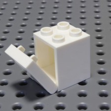 LEGO® 4345 434501  4346 434601 Mailbox Schrank weiß 2x2x2 mit Klappe NEU