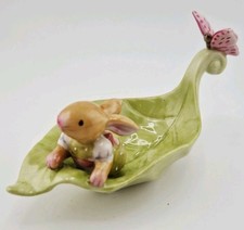Villeroy & Boch Bunny Family Leaf Bowl Blatschale Hasenmädchen mit Schmetterling