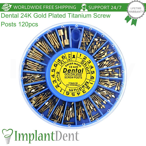 Dental 24k vergoldet titan - dental,