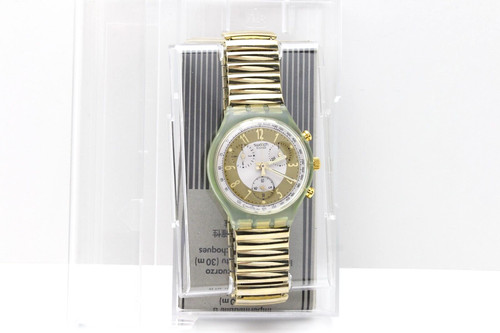 Swatch chrono golden - chrono, globe