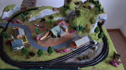 Diorama sägewerk spur n - sägewerk,