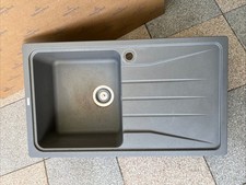 Wegen Umbau Küchen Spüle Spülbecken Blanco Sona 5S Silgranit Alumetallic 50x86