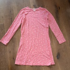 s.Oliver - Mädchen Nachthemd - Gr. 140 - Rosa mit Muster