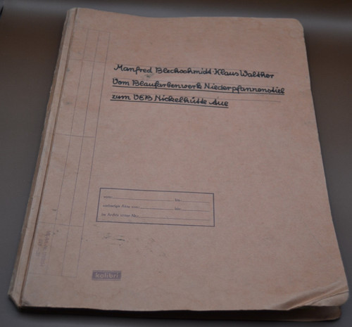Orig manuskript blechschmidt - orig.,