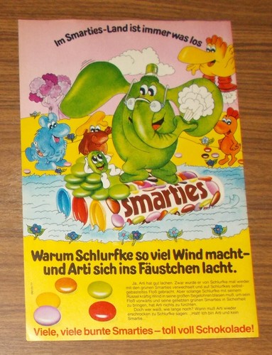 Seltene werbung smarties land - seltene,