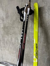 Langlaufski Fischer XL 184 Orbiter Crown Cruiser gebraucht mit Schuhen  