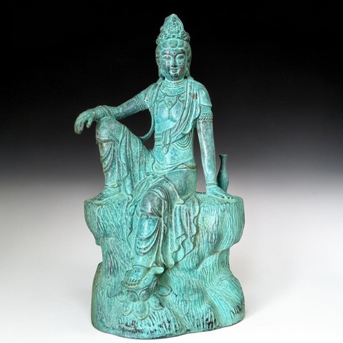 Alte guanyin bronze figur - alte,