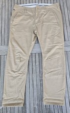 Coole G Star RAW Vetar Slim Chino für Männer 35/30 in beige