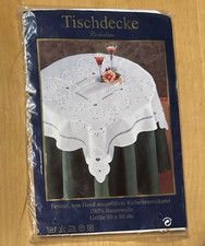 Richelieu Stickerei Tischdecke