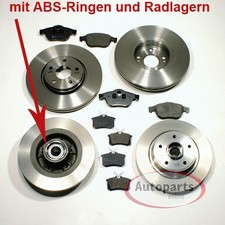 Bremsen Set Ø 280 mm + Ø 260 mm vorne hinten für Renault Megane III Grandtour
