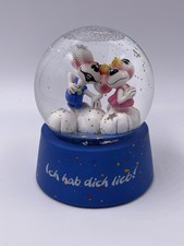 Diddl Schneekugel Glitzerkugel Ich Hab Dich Lieb! Nr. 4