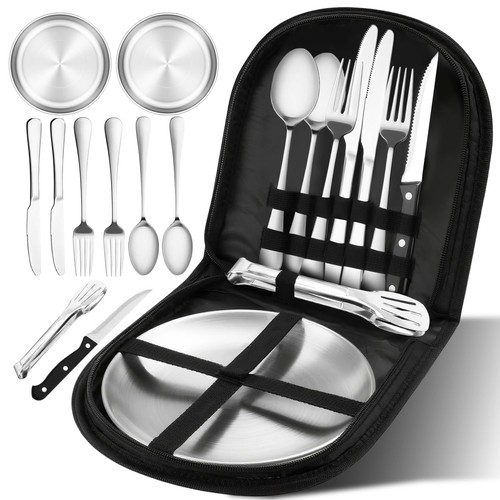 Camping geschirr set - camping, 2