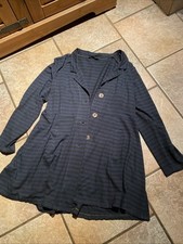 Zeitlos by Luana * Mantel * Schwarz / Blau Größe 3 ca 38/40