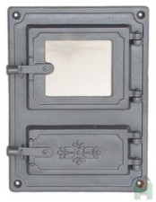 Sellon24® Backofentür Gußeisen Pizzaofentür Räuchereitür Ofentür Kacheltür Ofen