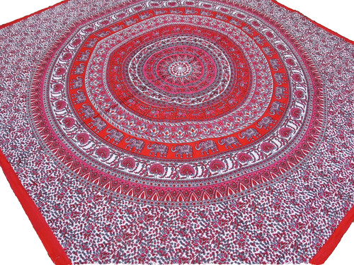 Indianer tagesdecke elefanten - tagesdecke,