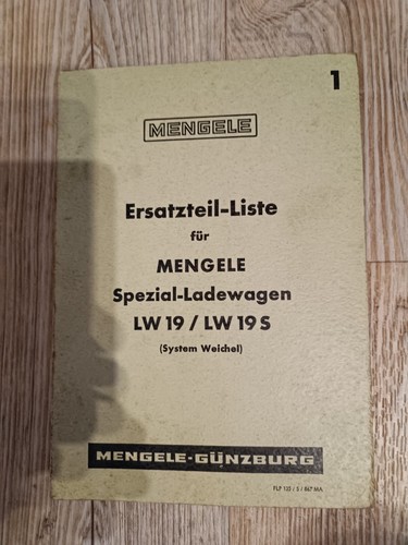 Mengele spezial ladewagen - spezial, lw