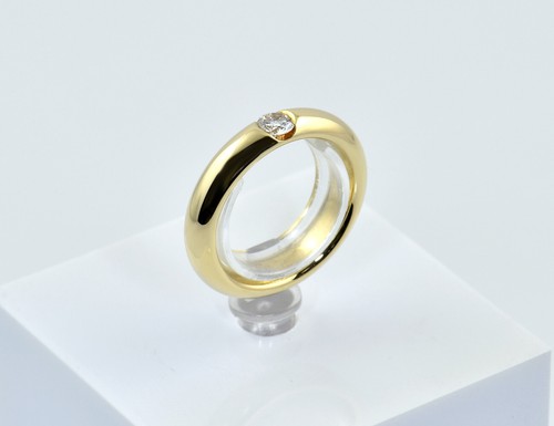 Diamant solitär ring 585 000 - diamant,