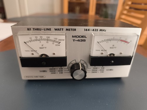 Toyo thru line watt meter - watt,