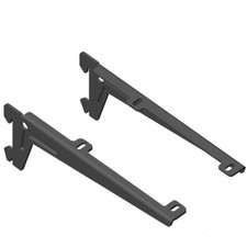 10300-00027= Winkelträger Li+Re T 230 mm schwarz RA 50 Element System B-Ware