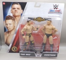 WWE 2 Actionfiguren Mattel Main Event Showdown #20 The Miz vs Gunther Wrestling