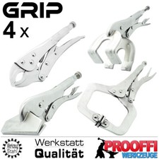 4 x Gripzange Punktschweiss Abkant Rohr Festklemm Festhalte Schweisser Zange VL