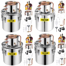 VEVOR Alkohol Destillieranlage Destilliergerät 11,4/19/30/50L Destiller Pumpe