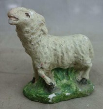 alte Stuck Krippenfigur Nr. 4160/05 Schaf