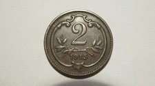 Münze 2 Heller Österreich 1915 Dachbodenfund