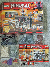 Lego Ninjago 2505 Garmadons Festung komplett mit Figuren + Anleitung + OVP