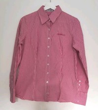 BIEN BLEU Hemd-Bluse MädchenGr. L. Rot-weiß kariert  Neuwertig. 