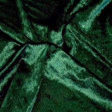 dunkel grün Pannesamt Dekostoff für festliche Anlässe Vorhang Meterware Tolko