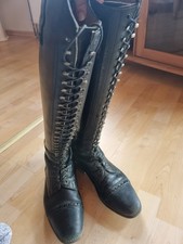 Busse Leder Reitstiefel Paris Gr. 39 (46/36,5cm), Dunkelbraun