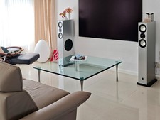 Großer, hochwertiger Glascouchtisch von Rolf Benz – 126 × 126 cm