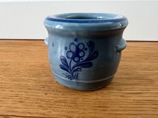 Senftopf klein mini blau Deko Setzkasten