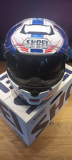 Shoei Klapphelm Neotec 3 Grasp TC-10 (weiß/blau/rot) Größe M (57)