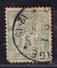 BRIEFMARKE 1882-91 LUXEMBURG