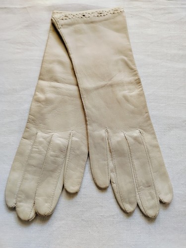 Vintage lange lederhandschuhe - vintage,