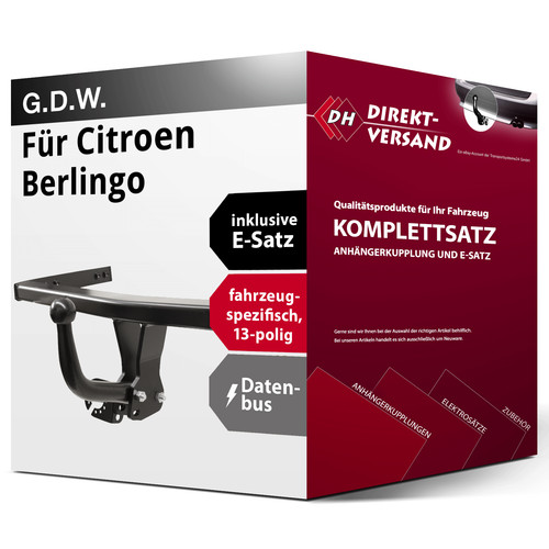 Anhängerkupplung starr - , +