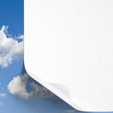 [13,32€/m²] Milchglasfolie Fensterfolie Sichtschutzfolie Fenster Milchglas weiß