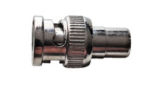 Adapter  BNC Stecker auf Cinch Buchse  / CB Funk, BOS, UHF