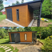 Blechgarage Schuppen Gartenhaus 6x3 m Geräteschuppen Lieferung + Montage Gratis