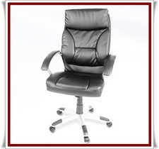 Bürostuhl Chefsessel Drehstuhl Büro Stuhl Schreibtischstuhl Ökolder schwarz BS10