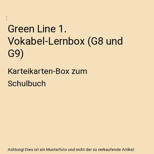 Green line vokabel lernbox - green, 1.