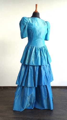 Türkis blaues abendkleid - türkis,