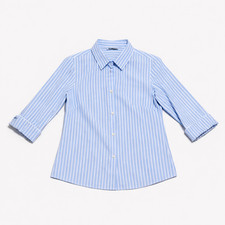 Blau gestreiftes Damen Hemd