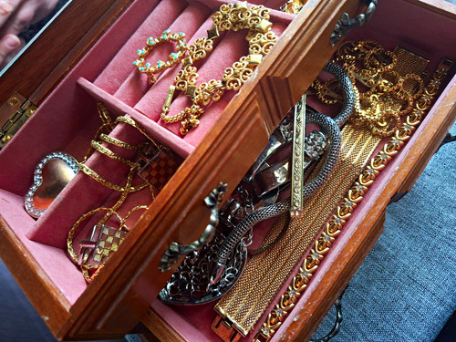 Schmuck konvolut nachlass - schmuck, mit