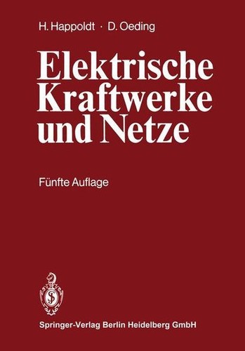 Elektrische kraftwerke und - elektrische,